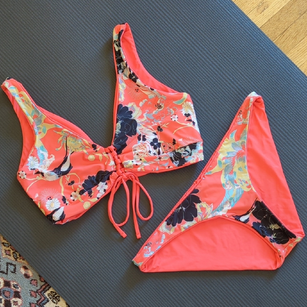 Maaji 'You Are Love Creator' Bikini Top & Signature Bottoms, XL
